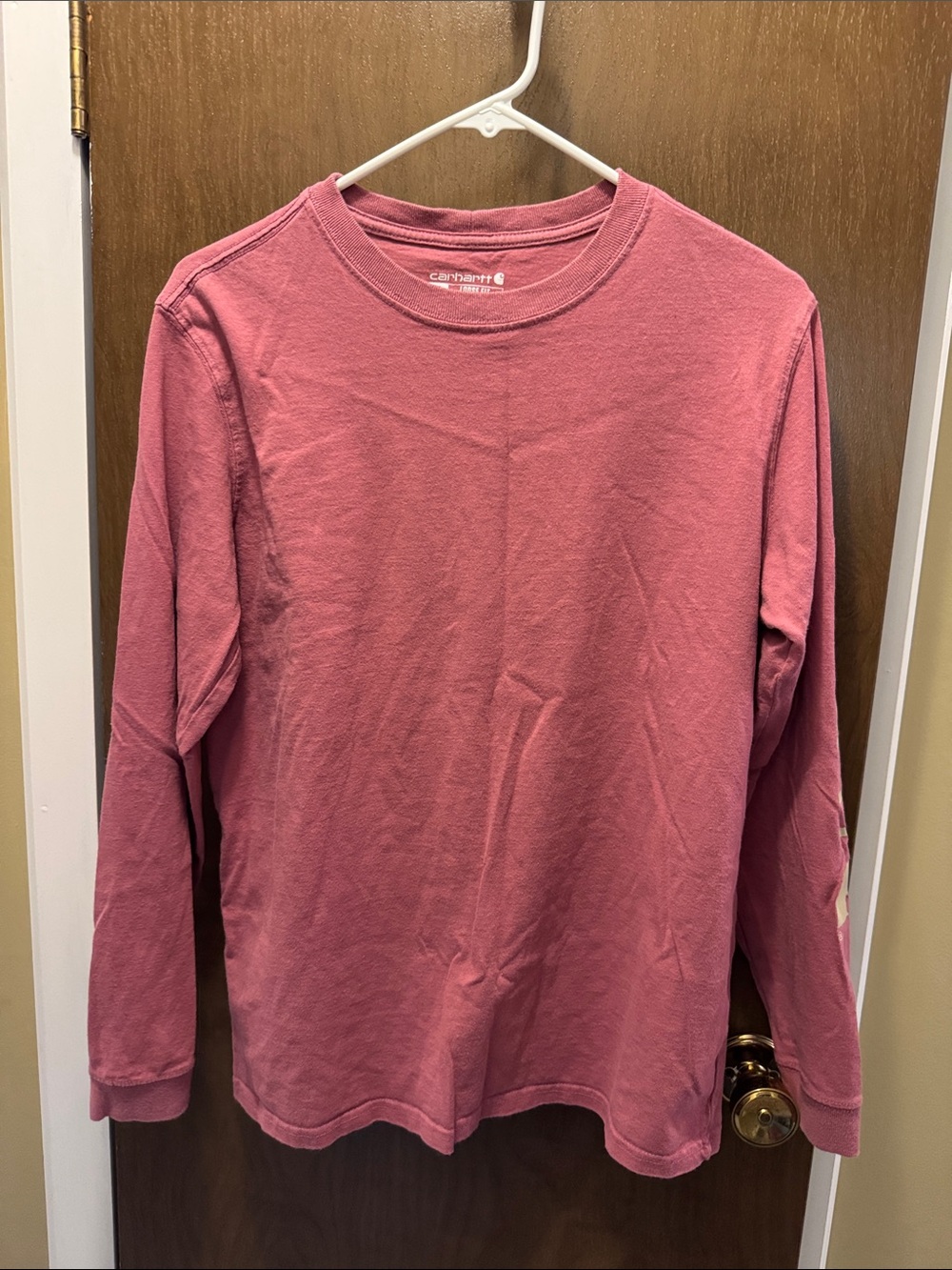 Carhartt Long Sleeve Crewneck Tee - Dusty Rose